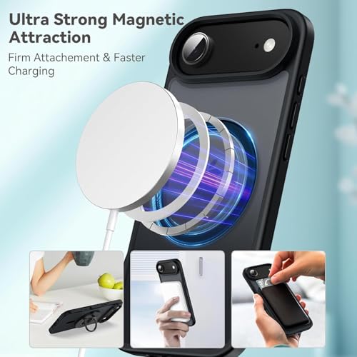 EGOTUDE Frosted Case for iPhone (iPhone Air) Black - Image 4