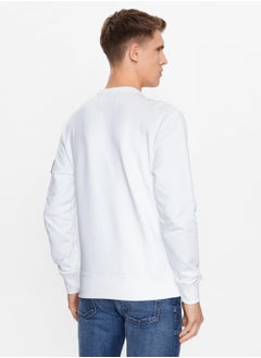 Calvin Klein Jeans Logo Long Sleeve Pullover Sweatshirt  - Image 2