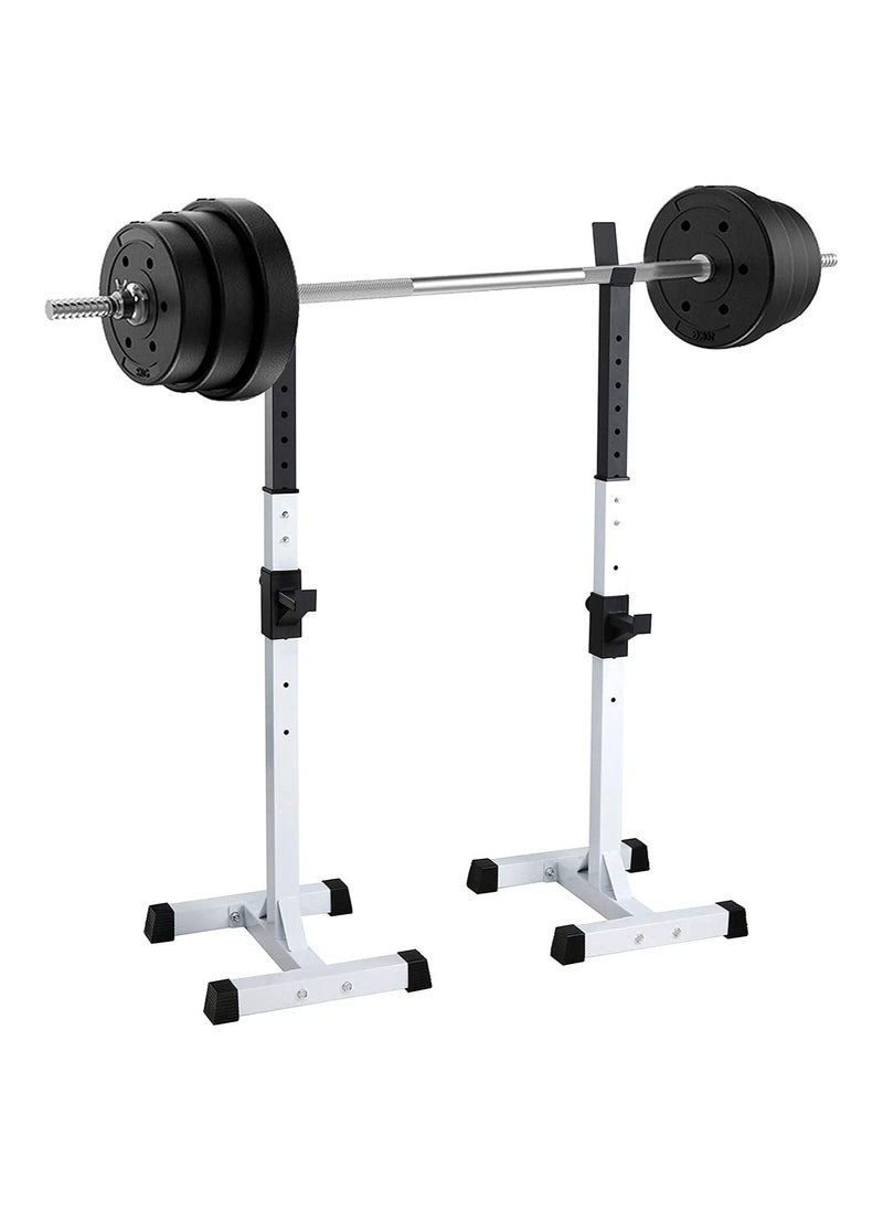 ULTIMAX - Adjustable Squat Rack Stand Max Load 441 Lbs For Bench Press Portable Dumbbell Rack - Image 1