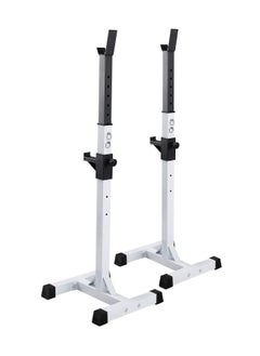 ULTIMAX Adjustable Squat Rack Stand Max Load 441 Lbs For Bench Press Portable Dumbbell Rack  - Image 4
