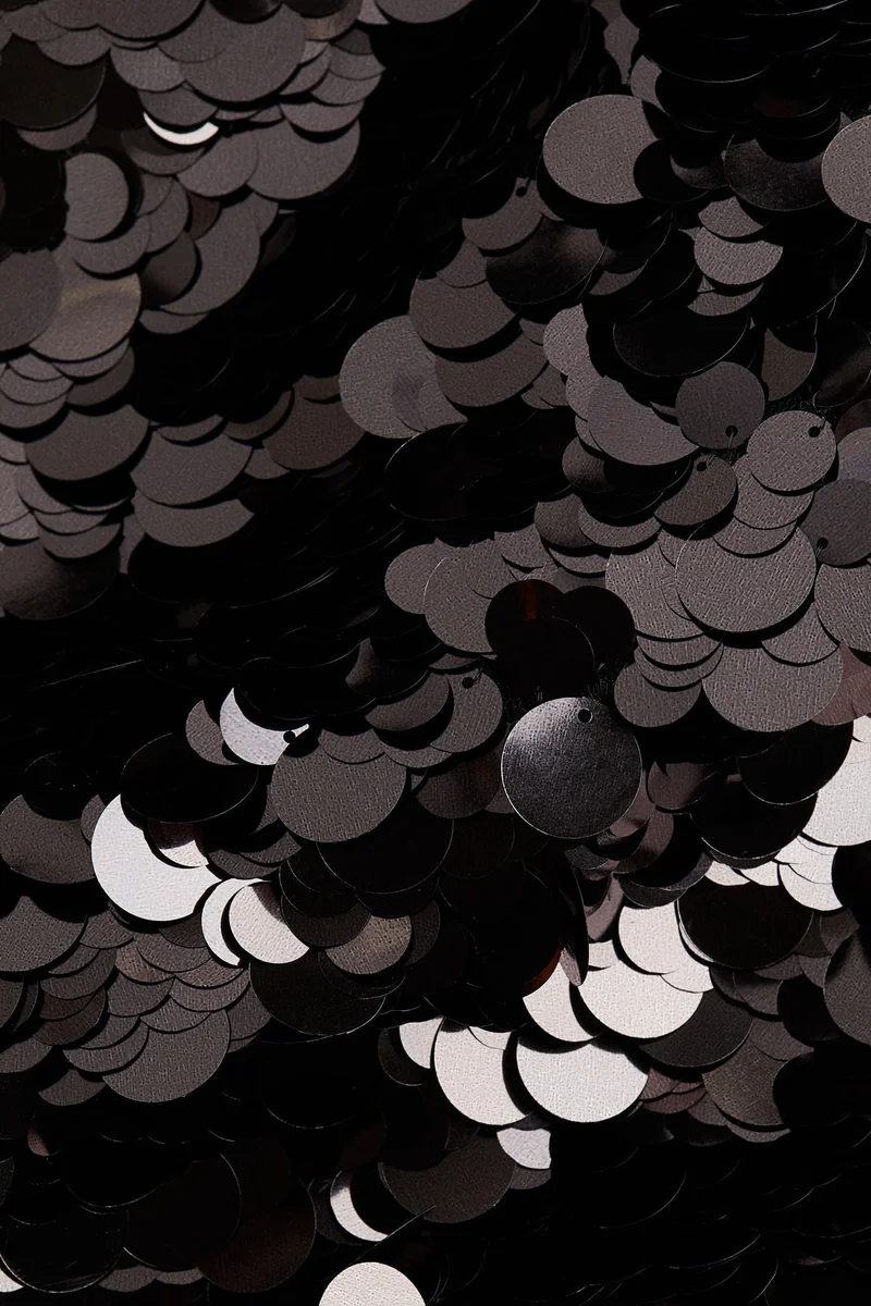 H&M Sequined bandeau dress