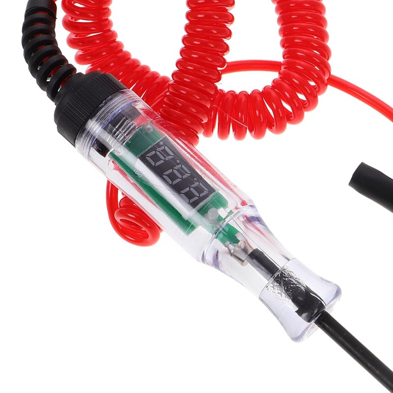 3 70v Digital Test Light Voltage Tester Pen LED Display Spring Wire Automotive Circuit Probe - Image 3