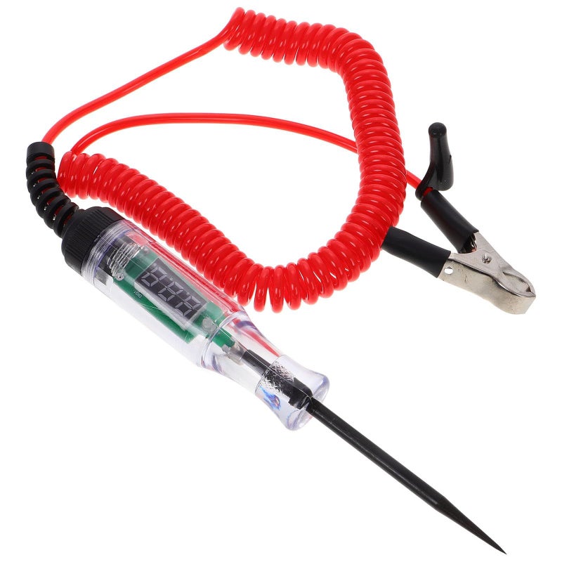 3 70v Digital Test Light Voltage Tester Pen LED Display Spring Wire Automotive Circuit Probe - Image 2
