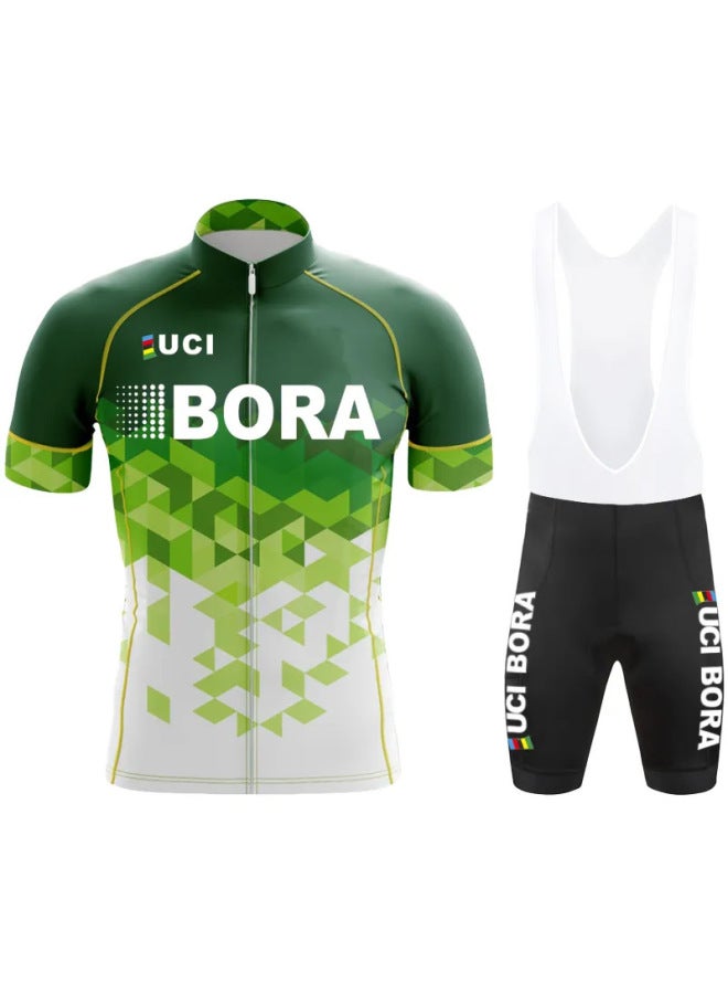 Cycling Clothing Road Bike Short-sleeved Suit Sweat-wicking And Moisture-absorbing Event Breathable And Quick-drying