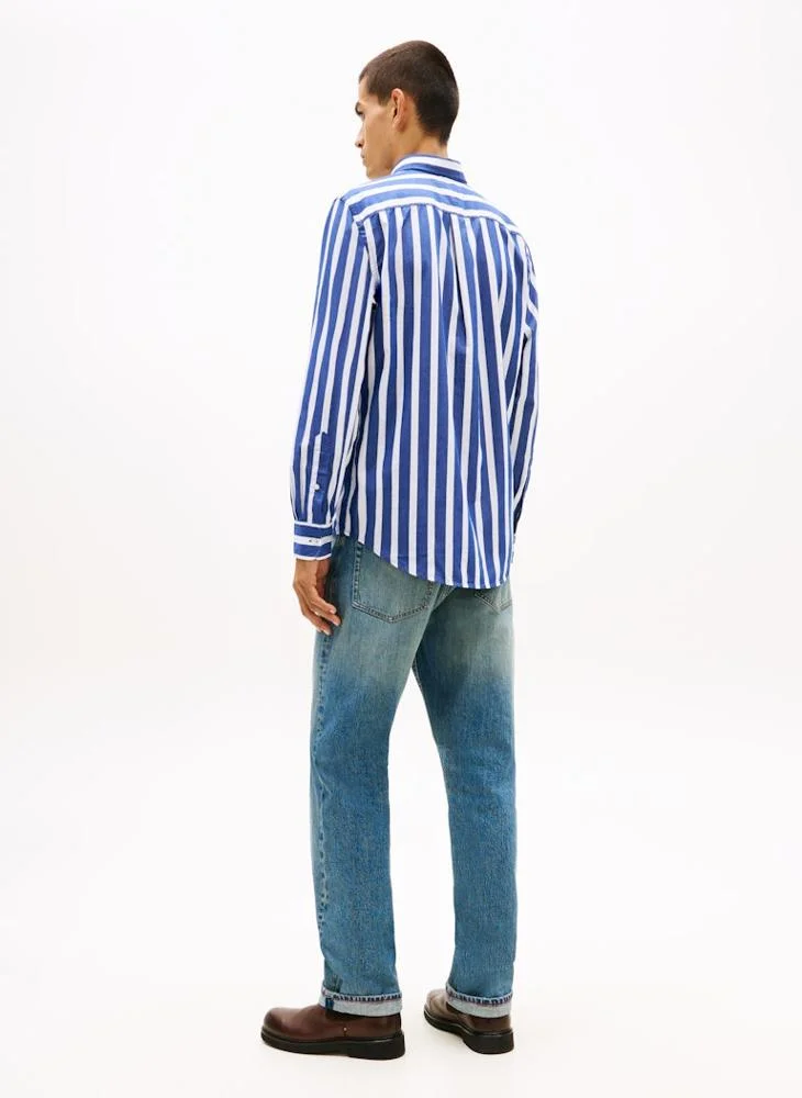 TOMMY HILFIGER Flex Poplin Bold Stripe Shirt