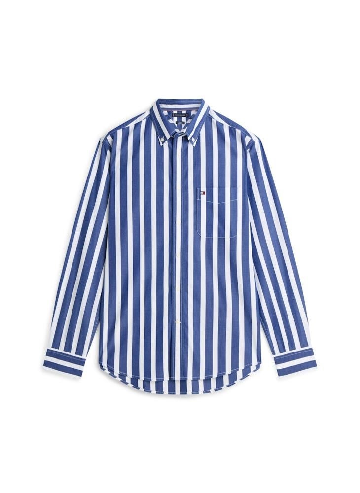 TOMMY HILFIGER Flex Poplin Bold Stripe Shirt - Image 5