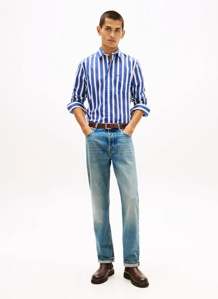 TOMMY HILFIGER Flex Poplin Bold Stripe Shirt