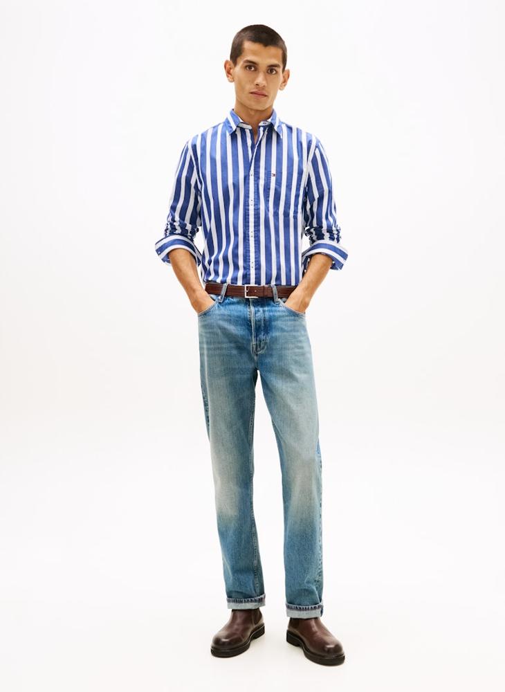 TOMMY HILFIGER Flex Poplin Bold Stripe Shirt - Image 4