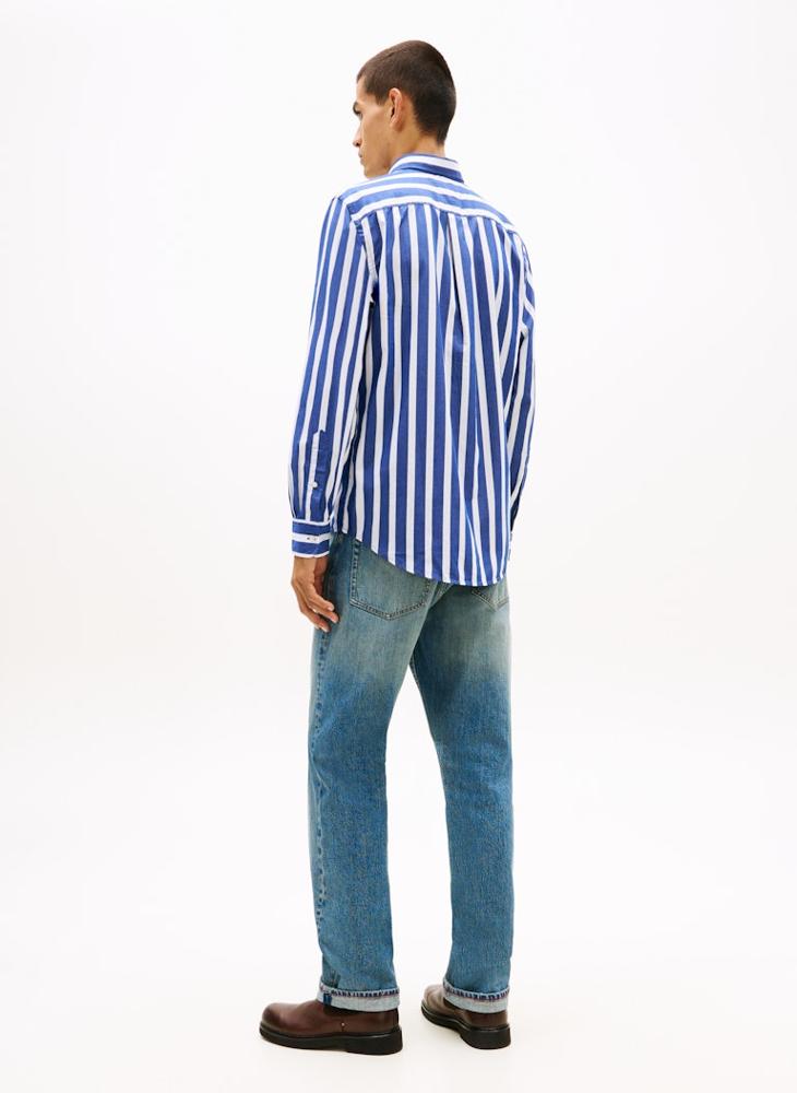 TOMMY HILFIGER Flex Poplin Bold Stripe Shirt - Image 2