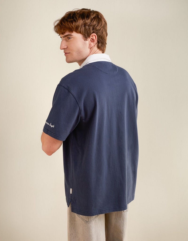 American Eagle AE Standard Fit Graphic Polo Shirt - Image 2
