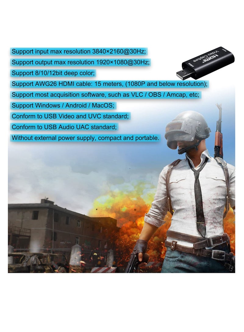 Service Zone HDMI 4K Input 1080P Output High Definition USB2.0 Video Capture Card - Image 4