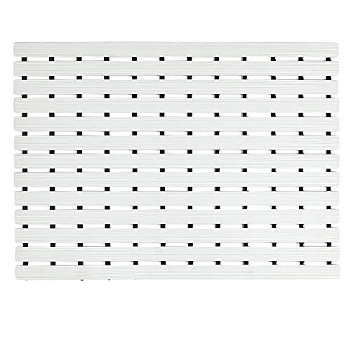 Eurotex Shower Mat Anti Slip for Shower, Kitchen, Wet Area, Laundry Room (White 61cm x 45cm) - Image 3