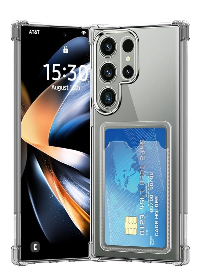 جراب محفظة شفاف لهاتف سامسونج جالاكسي اس 25 الترا Samsung S25 Ultra - Image 1