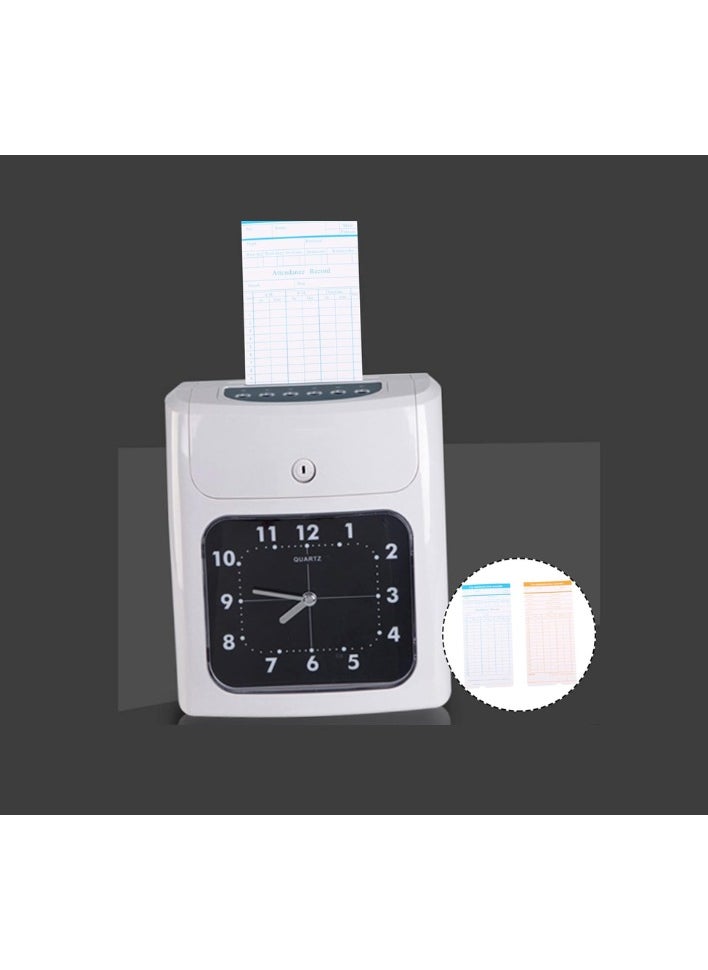 Kalon - 200pcs Monthly Attendance time cards Punch Clock, Employee Attendance, Payroll Recorder, Time Punch Clock, Employee Attendance, Recorder Timesheet, - Image 1