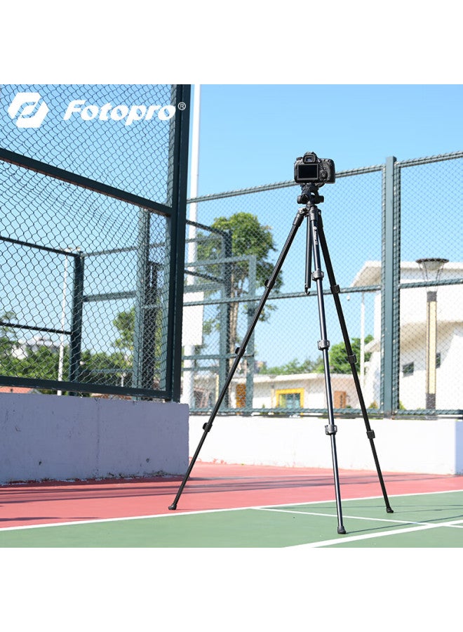 Fotopro S3, Two-axis Aluminum Alloy 25mm Tube Photography And Video Portable Travel Gimbal Tripod Stand, Black - Image 4