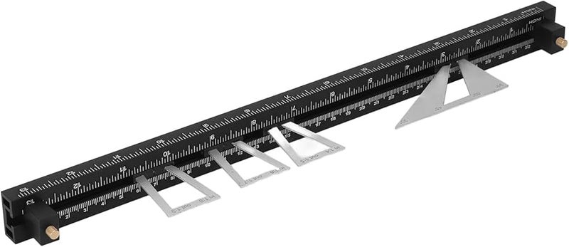 Focket Milano Adjustable Aluminum Alloy Marking Gauge Ratios 1 4 5 6 7 8 9 for Woodworking - Image 3