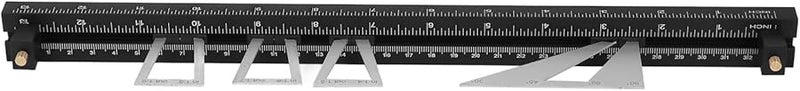 Focket Milano Adjustable Aluminum Alloy Marking Gauge Ratios 1 4 5 6 7 8 9 for Woodworking - Image 1