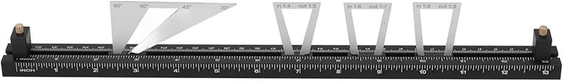 Focket Milano Adjustable Aluminum Alloy Marking Gauge Ratios 1 4 5 6 7 8 9 for Woodworking - Image 5