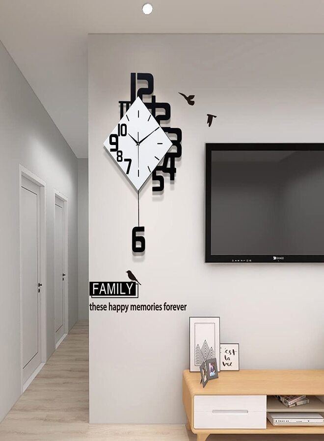 Wall Beauty Modern Large Wall Clocks For Living Room Decor Large Silent Wall Clock For Office Kitchen Bedroom Home Decor - Image 1