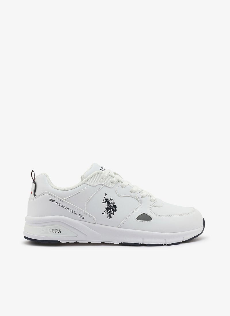 U.S. Polo Assn. Men's White Sneakers - Lightweight, Breathable and Comfortable Shoes - Image 1