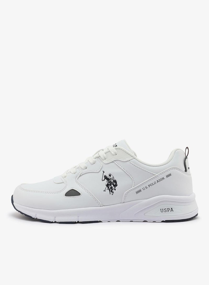 U.S. Polo Assn. Men's White Sneakers - Lightweight, Breathable and Comfortable Shoes - Image 3