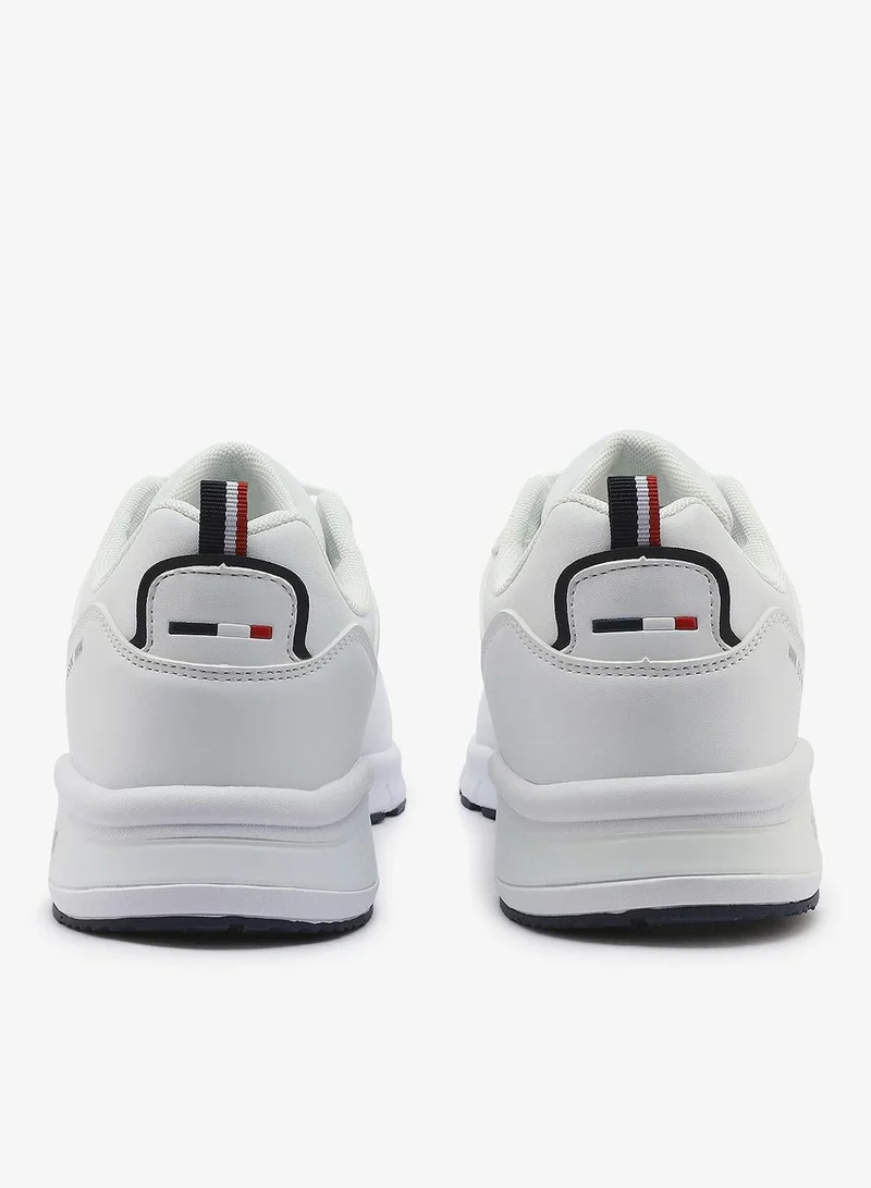 U.S. Polo Assn. white Men's White Sneakers - Lightweight, Breathable and Comfortable Shoes for Men | Best Price UAE