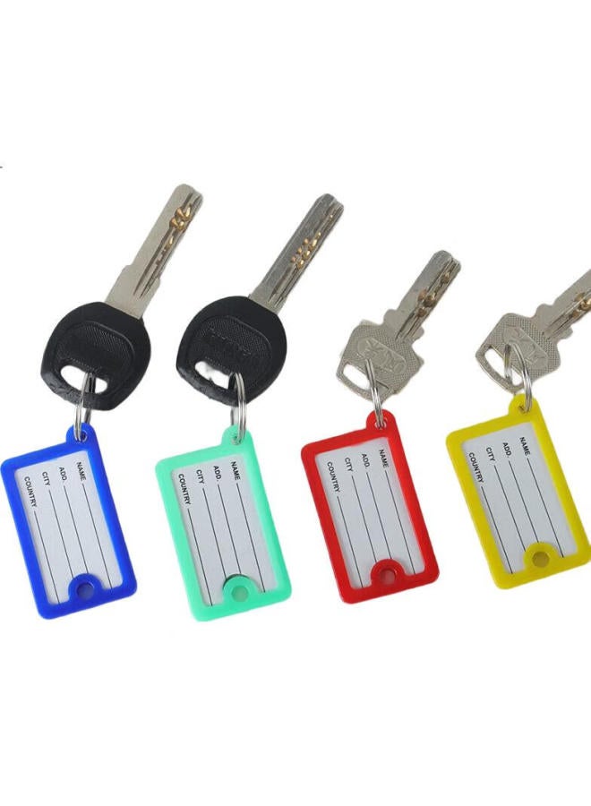 Tango Key Tags, Colorful Single-Sided Double-Hole, 36 Pieces/Tube, Four Colors, Pet Tube Packaging, Label Tags, Hotel Landlord Large Key, Customizable Classification Labels, Easy-To Key Tags - Image 2