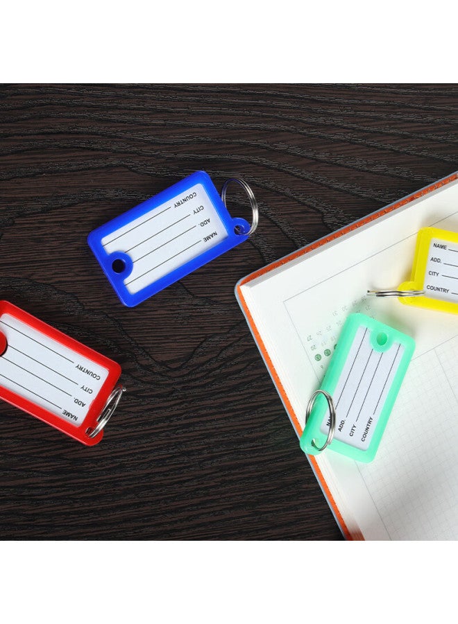 Tango Key Tags, Colorful Single-sided Double-hole, 36 Pieces/tube, Four Colors, Pet Tube Packaging, Label Tags, Hotel Landlord Large Key, Customizable Classification Labels, Easy-to Key Tags - Image 5