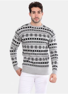 WHITE RABBIT Patterned Pullover  - Image 1
