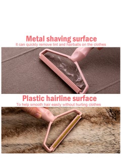 Excefore Portable Lint Remover for Clothes - Manual Fuzz Remover Fabric Shaver for Furniture - Reusable Lint Roller for Pet Hair Carpet  - Image 2