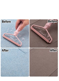 Excefore Portable Lint Remover for Clothes - Manual Fuzz Remover Fabric Shaver for Furniture - Reusable Lint Roller for Pet Hair Carpet  - Image 4