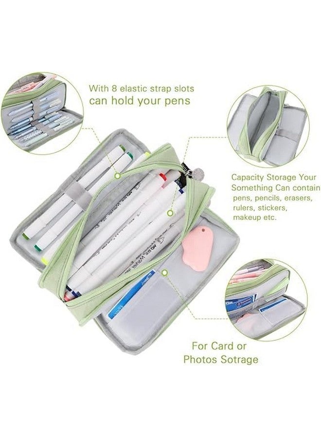 Droposale DROPOSALE Special Pencil Pouch Durable, Stylish & Spacious Organizer for Pens, Pencils, and Small Accessories Ideal for School, Office, and Travel Pack of 1 (Special Pista Pouch) - Image 4