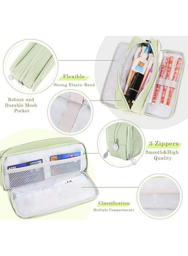 Droposale DROPOSALE Special Pencil Pouch Durable, Stylish & Spacious Organizer for Pens, Pencils, and Small Accessories Ideal for School, Office, and Travel Pack of 1 (Special Pista Pouch) - Image 5