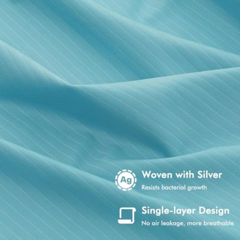 بطانية تبريد، بطانية صيفية Arc-Chill 3.0 Q-Max 0.5 ملاءة تبريد للتعرق الليلي والنائم الساخن، ناعمة خفيفة الوزن ورقيقة وخفيفة الوزن للسفر على كرسي الأريكة، توأم/مزدوج، 150xسم - Image 3