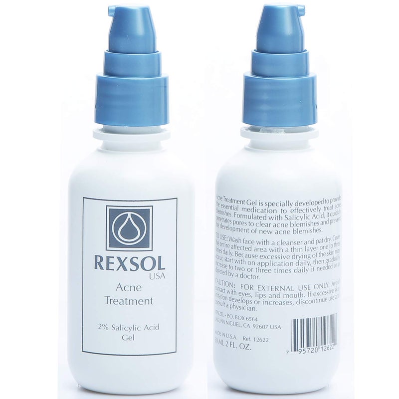 REXSOL Acne Gel Salicylic Acid Gel ( 60 ml / 2 fl oz ) - Image 3