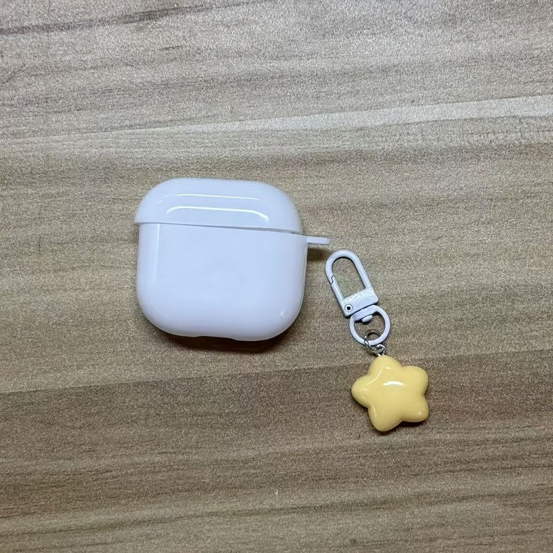 علبة نجمة بيضاء متوافقة مع AirPods Pro الجيل الثاني والثالث - Image 5