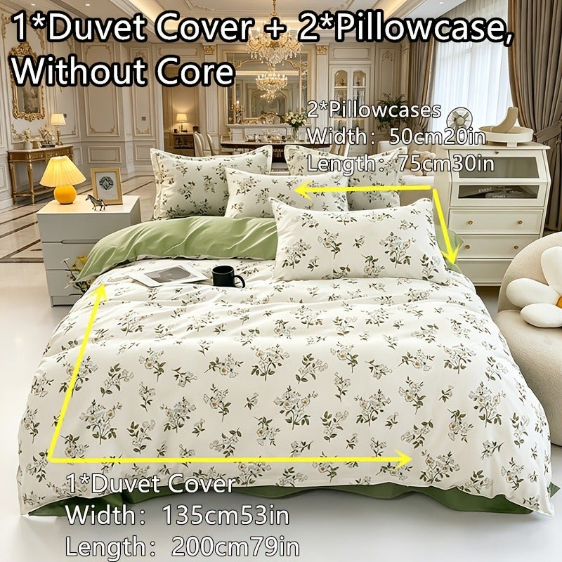 3pcs Fairy Grass Kit Quilt Cover Set - Image 1