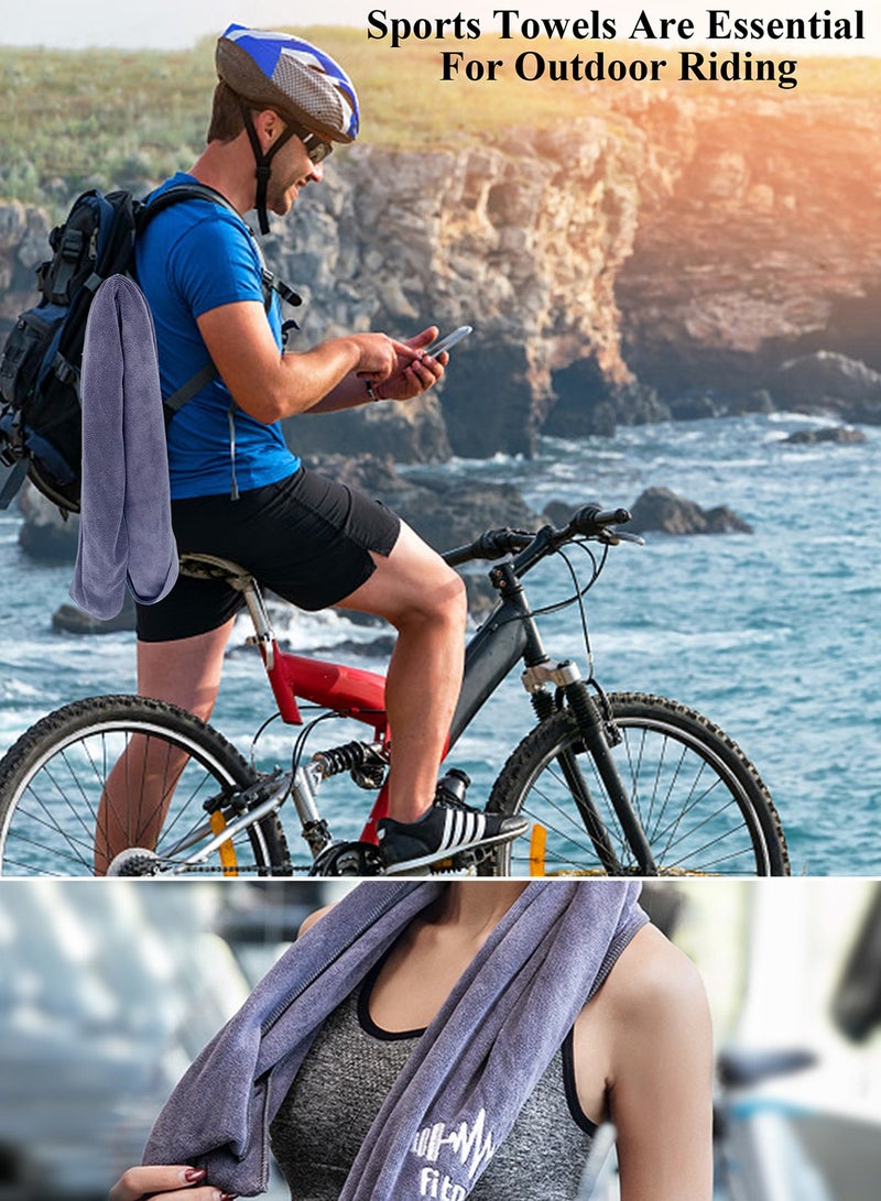 Qiccijoo Camping Towel Quick Dry Travel Towel & Sport Towel Microfiber Towels Super Absorbent Sweat Towels Gym Towels Yoga Towel Must for Camping and Fitness - Image 5