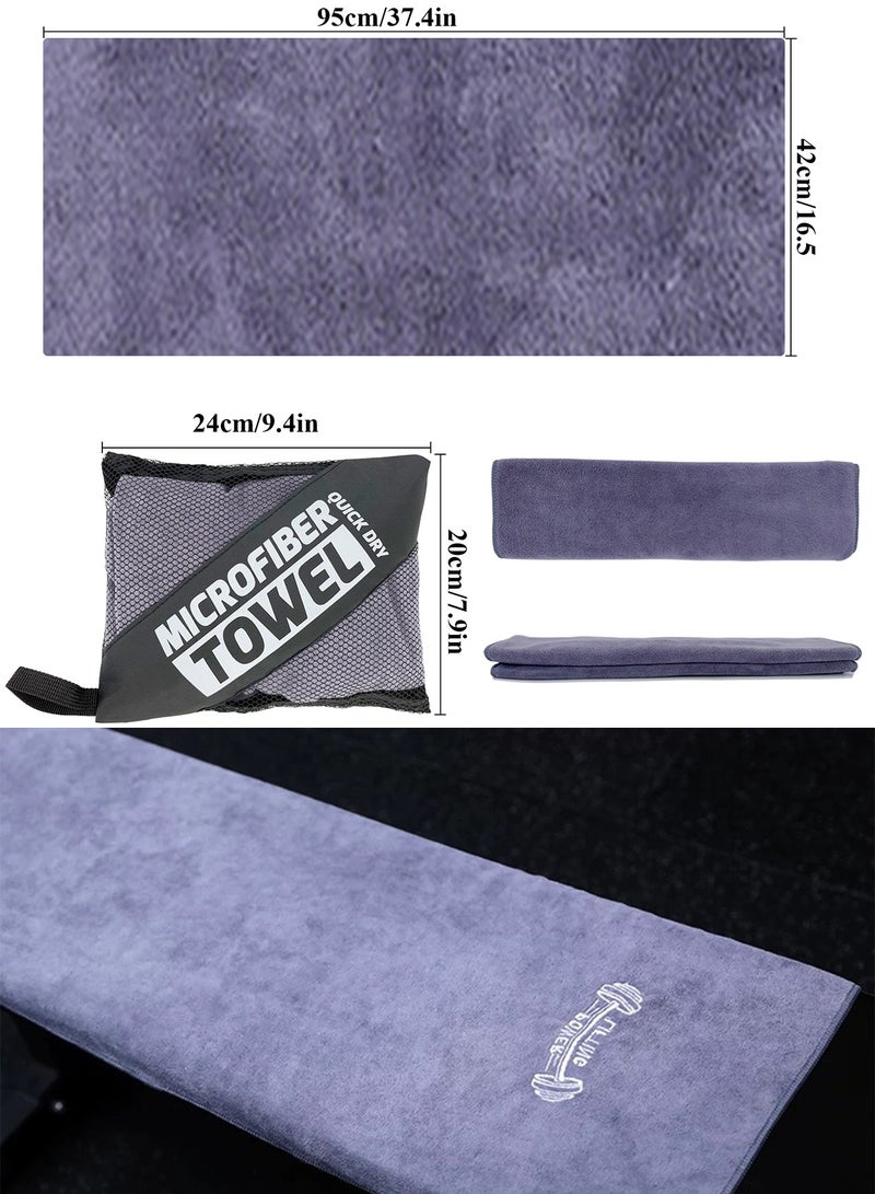 Qiccijoo Camping Towel Quick Dry Travel Towel & Sport Towel Microfiber Towels Super Absorbent Sweat Towels Gym Towels Yoga Towel Must for Camping and Fitness - Image 2