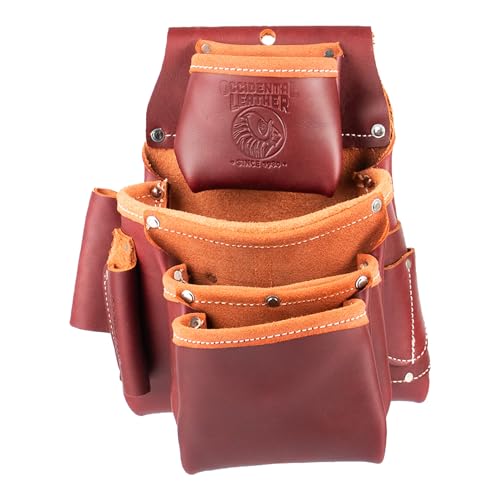 Occidental Leather 4 Pouch Pro Fastener Bag - Left Hand - 10 Pockets & Tool Holders - Made in USA - Image 1