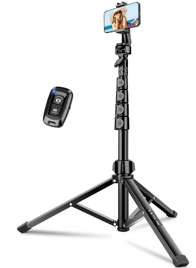 Victiv Phone Tripod, 72" Camera Stand Tripod with Remote and Phone Holder, Stable & Adjustable Tall, Suit for iPhone/Digital Camera - Image 1