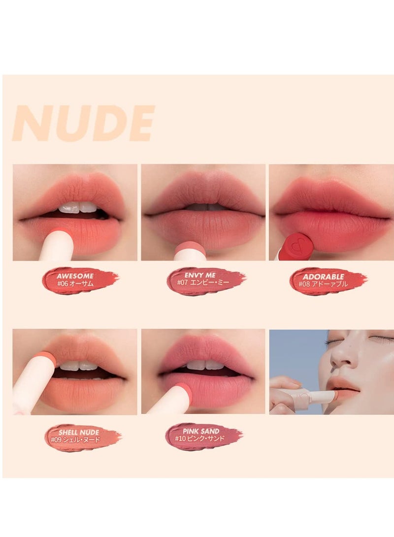 Rom&Nd Zero Matte Lipstick 10 Pink Sand - Image 4