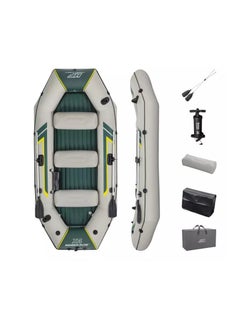 بست واي Bestway Inflatable 4-seat boat Ranger Elite X4 Raft, 320x148x47 cm - No:65157  - Image 1
