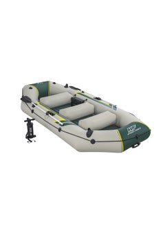 بست واي Bestway Inflatable 4-seat boat Ranger Elite X4 Raft, 320x148x47 cm - No:65157  - Image 3