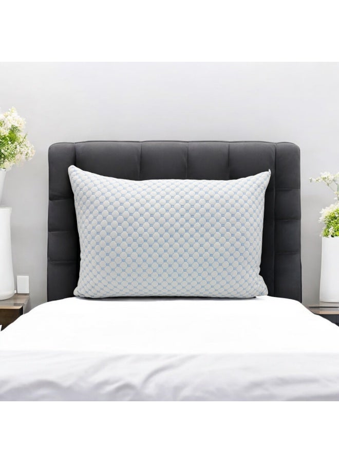 أميريكان لينين وسادة إسفنجية فاخرة مريحة من ميموري فوم - مقاس كينج، مريحة وقابلة للتعديل | دعم ناعم لمن ينامون على جانبهم أو ظهرهم أو في أوضاع متعددة | وسادة جل فاخرة مضادة للحساسية، قابلة للتهوية، مع غطاء قابل للإزالة والغسل - Image 2