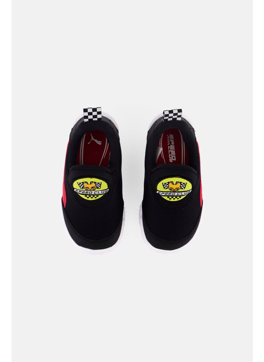 PUMA Toddlers Boy Slip On Casual Shoes, Black  - Image 3