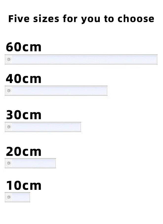 ضوء مستشعر الحركة - ضوء LED من سبائك الألومنيوم - ضوء لاسلكي أسفل الخزانة - أبيض، دافئ، ضوء طبيعي - مستشعر جسم الإنسان - تركيب مغناطيسي - ضوء ليلي قابل لإعادة الشحن للمطبخ والسلالم وغرفة النوم والدرج - pzsku/ZA6B89E9D031F85C0C0DBZ/45/_/1698235154/da8fed7f-e68e-4a05-8085-37a13f6f0954