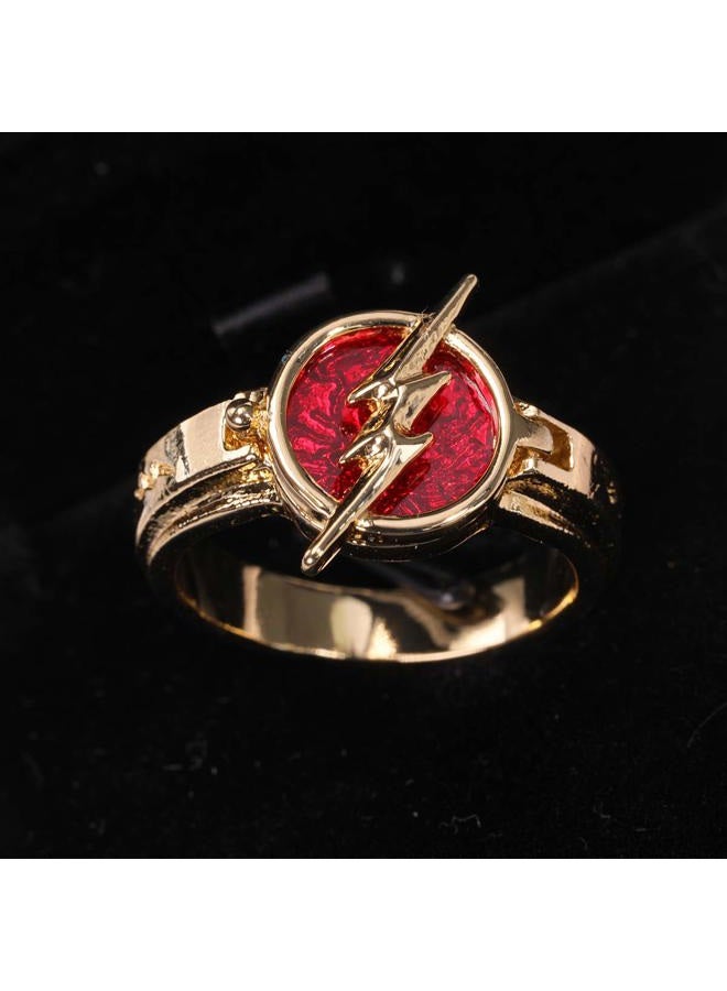 Xcoser Lighting Ring Costume Accessories for Season 5 Fan Gift, US 8, Zinc - Image 2