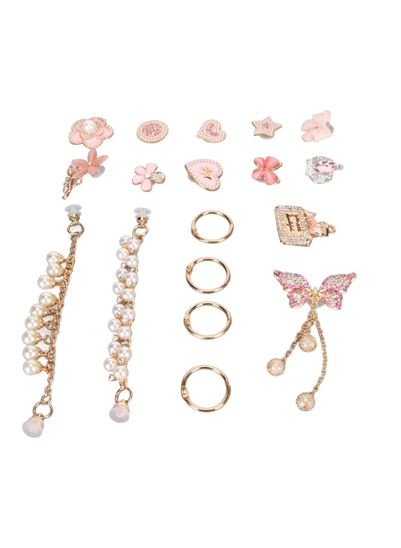 Velaurs 18PCS Detachable Small Fragrant Shoe Flower Decorative Clogs Diy Jewelry Accessories - Image 1