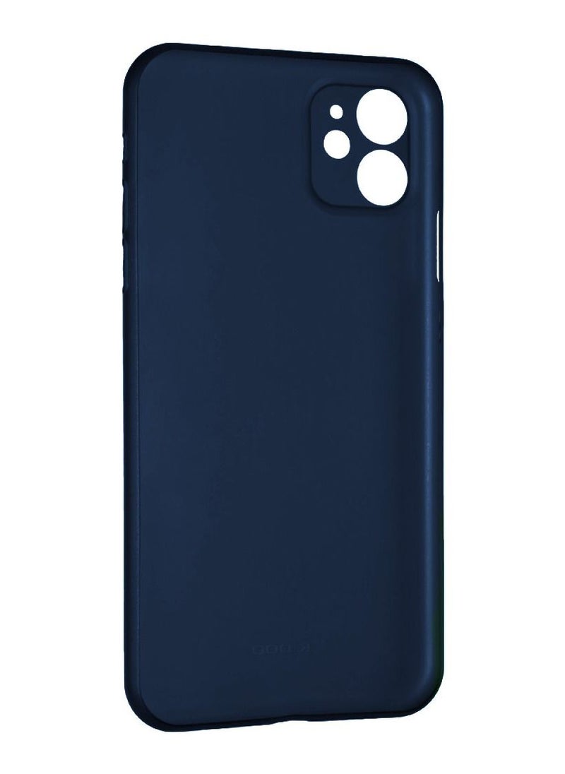 K-Doo - Air Skin Case Ultra Slim Back Cover Skin for iphone 12 Frosted Anti Slip Full Coverage Blue - Image 1